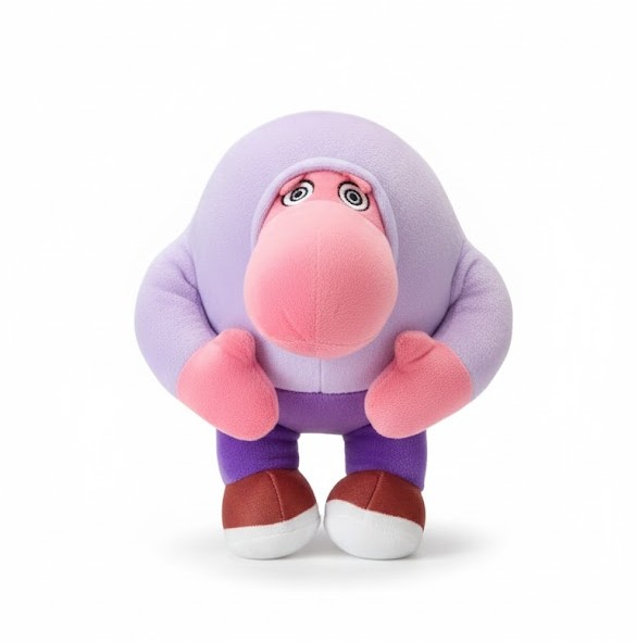 دمية محشوة لطيفة بألوان زاهية تضيف البهجة لأي مكان